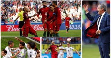 البرتغال تتعادل مع المكسيك فى مباراة مجنونة بكأس للقارات