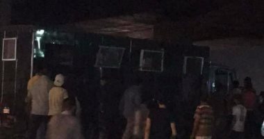 قارئ يشارك بصور جديدة لموقع الهجوم الإرهابى على سيارة الأمن بالمعادى
