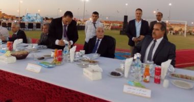 بالفيديو والصور .. صرف 10 آلاف جنيه لجنود قوات الأمن بحفل الإفطار فى جنوب سيناء 