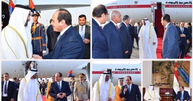 بالصور.. اتفاق مصرى إماراتى على مكافحة تمويل جماعات الإرهاب.. السيسي ومحمد بن زايد يبحثان تعزيز العمل العربي المشترك ويتفقان على مواصلة التنسيق والتشاور.. ولى عهد أبوظبى:  مصر ركيزة للاستقرار والسلام والأمن