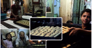 "يا كحك العيد.. يا بسكويت".. فرحة المصريين باستقبال العيد حول الأفران الشعبية