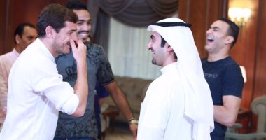 بالصور.. كهربا يظهر فى لقاء الحضرى وكاسياس بالكويت