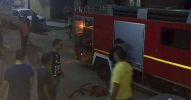 حريق يدمر شقة سكنية بالسويس