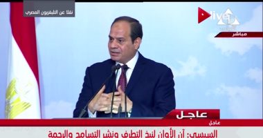 السيسى: ليلة القدر ذات مكانة خاصة يهدى بها الله إلى السلام والبناء