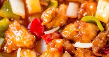 طريقة عمل الدجاج السويت أند ساور