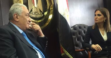 وزيرة التعاون الدولى تلتقى سامح عاشور ووفدا من مجلس "المحامين"