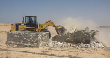 إزالة 13 حالة تعدى على الأرض الزراعية بمركزين فى المنيا