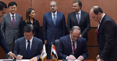 بالصور.. رئيس الوزراء يشهد توقيع منحة بـ6 ملايين دولار لإنشاء كلية كورية ببنى سويف