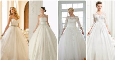 لعروسة العيد لو بتحبى المنفوش..10 فساتين زفاف اختارى اللى يناسبك