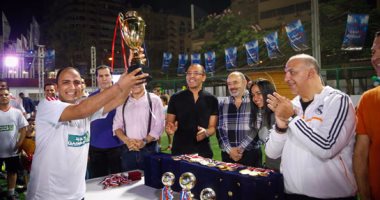 بالفيديو والصور..حديد المصريين يتوج بطلا لدورة اليوم السابع وإعلام المصريين