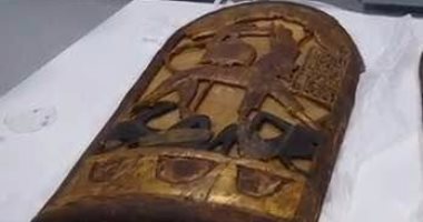 ننشر صور دروع الملك توت عنخ آمون بعد الانتهاء من ترميمها بالمتحف الكبير