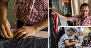 الناس رجعت تفصل تانى.. جولة على محلات "الترزية" تكشف ما فعله الغلاء بسوق الملابس الجاهزة.. عم منسى: "اللى لسه بيفهموها بيفصلوها والمستورد خلى الموضوع مش جايب همه".. وأقدم ترزى فى الكونتيننتال شاهد على المهنة