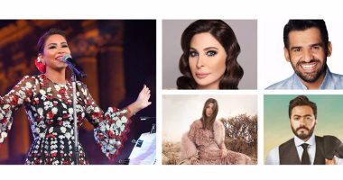 المطربون الرجال يسيطرون على حفلات ثانى أيام العيد..  تامر حسنى فى القاهرة والجسمى فى الرياض وراغب فى العراق.. وغياب شيرين ونانسى وإليسا.. وتأجيل حفلات نوال الزغبى وملحم وفارس