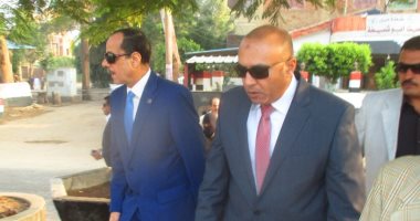محافظ المنوفية ومدير الأمن يتفقدون كمين ميت أبو شيخة