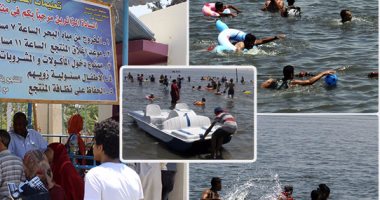 البحر ملاذ زوار الإسماعيلية للهروب من حر العيد