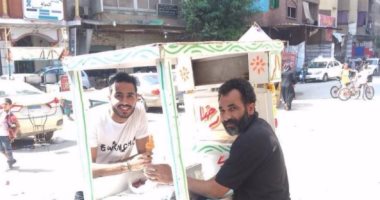 كهربا يحتفل بالعيد بـ"جيلاتى" فى مصر القديمة