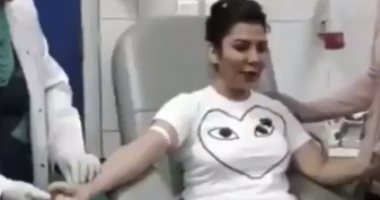 جمهور أصالة ينشر فيديو تبرعها بالدم ويدشنون هاشتاج "كلنا أصالة"