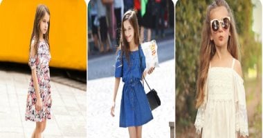لإطلالة مختلفة وعلى الموضة..فساتين اطفال off shoulder