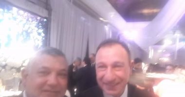 بالصور.. الخطيب وحسن حمدى فى حفل زفاف رمضان صبحى