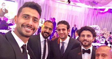 بالصور.. غالي وشيتوس ومحمد فضل فى حفل زفاف رمضان صبحى
