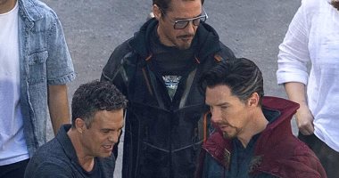 بالصور.. شاهد كواليس تصوير مشهد إحدى المعارك بـ"The Avengers:Infinity War"