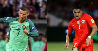س وج.. كل ما تريد معرفته عن مباراة البرتغال وتشيلى فى كأس القارات