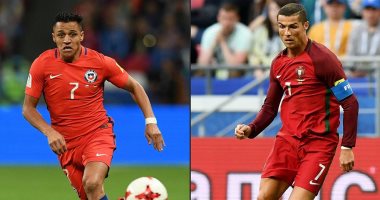 البرتغال تتحدى تشيلى فى نصف نهائى كأس القارات.. "رونالدو – سانشيز".. مواجهة ثنائية مثيرة فى صراع الوصول للمحطة الأخيرة.. والتاريخ يمنح الأفضلية لكتيبة "الدون" فى مواجهة جلادين ميسى