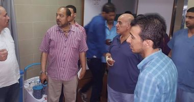 بالصور .. وكيل وزارة الصحة بالإسماعيلية يتفقد سير العمل فى أقسام المستشفيات
