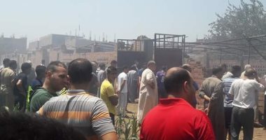 حريق هائل يلتهم 70 طن بطاطس و5 أطنان أسمدة زراعية بالغربية