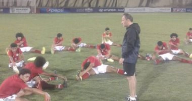 بالصور.. منتخب الشباب يخوض مرانه الأخير استعدادا لودية الأردن