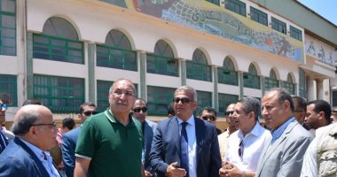 وزير الرياضة يتفقد استاد الإسكندرية قبل استضافة البطولة العربية