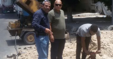 محافظة الإسكندرية: ضخ المياه بسعة 1000 مم لخدمة أهالى مينا البصل