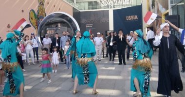 بالصور.. كازاخستان تحتفل باليوم الوطنى لمصر  على "أغنية علي رمش عيونها"