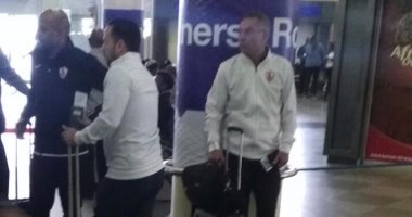 بالصور والفيديو..الحزن والذهول يسيطر على إيناسيو فى مطار هرارى