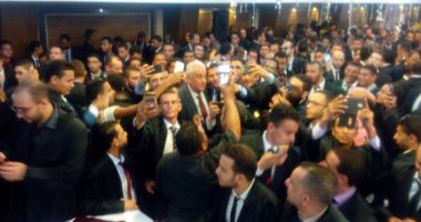 سامح عاشور للمحامين الجدد:عليكم الالتزام بالمظهر الجيد اللائق بالمهنة