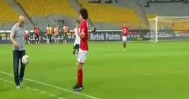 بالفيديو.. حسام حسن يستعرض مهاراته أمام الأهلى فى المنطقة الفنية