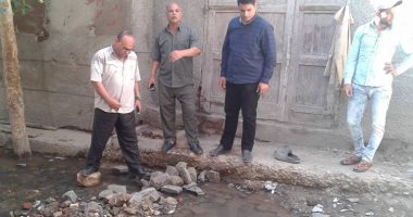 بالصور .. انفجار ماسورة مياه شرب بفوه وتحذيرات من مخالفة التعريفة الجديدة 