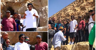 رونالدينيو: زرت أهرامات الجيزة للمرة الثانية وسعيد للغاية بوجودى فى مصر.. محمد صلاح لاعب موهوب.. وأتمنى زيارة مصر مرة أخرى قريبًا.. البرازيل تستطيع العودة بقوة فى 2018.. ولا أحلم بتدريب المنتخب
