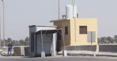تطورات اصطدام سيارة نقل بغرفة تحصيل كارتة أكتوبر بالطريق الأوسطى