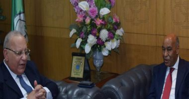 وزير العدل يقدم التهنئة لرئيس هيئة قضايا الدولة لتوليه منصبه الجديد