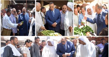 محافظ الجيزة يقود حملات على أسواق الخضار لضبط الأسعار