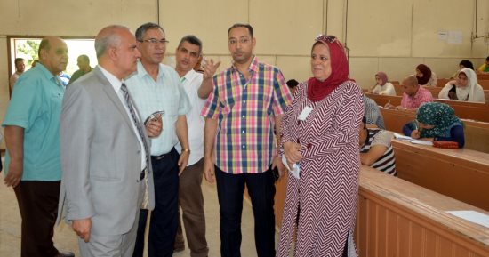 رئيس جامعة طنطا يتفقد كليتى التربية والتربية النوعية