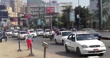 تعرف على الحالة المرورية بمحاور وميادين القاهرة