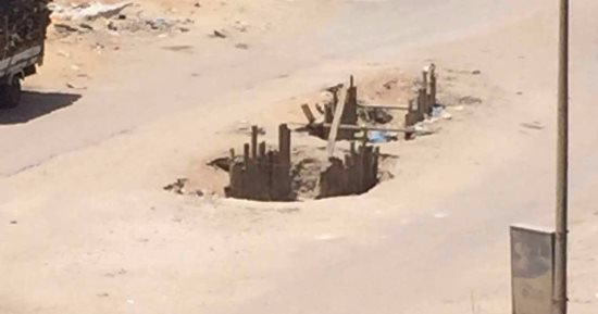"صرف القاهرة" ترد على شكوى تكسير الشوارع فى زهراء المعادى