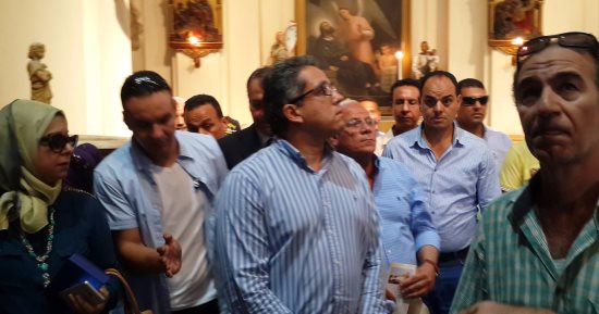 وزير الآثار يطالب بالانتهاء من ترميم كنيسة "سانت أوجينى" وافتتاحها 23 ديسمبر