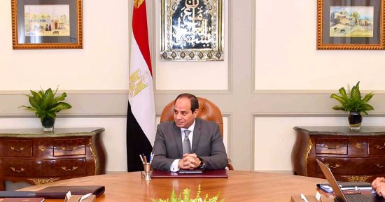 السيسى يناقش مع وزيرى الصناعة والنقل "مدينة الجلود" وتطوير السكك الحديدية 