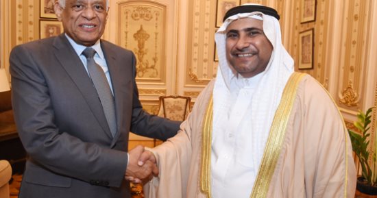بالصور.. "عبد العال" يستقبل نائب رئيس البرلمان العربى لبحث التعاون التشريعى