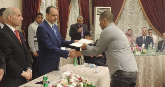 تكريم الضباط والأفراد المتميزين بمديريات أمن الغربية وكفر الشيخ والمنوفية