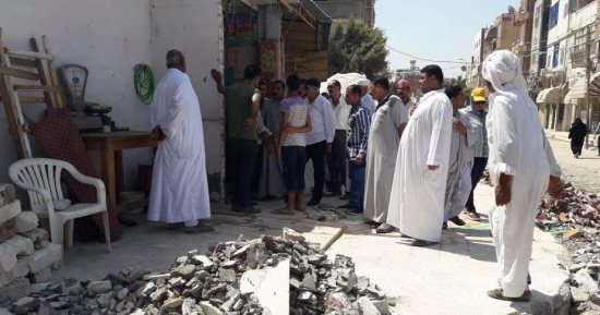 محافظة الإسكندرية تتابع أعمال تطوير وتوسعة الشواع الرئيسية بالعامرية