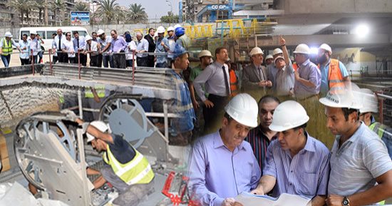 بالصور.. نرصد أعمال التشطيبات فى مترو هارون ـ النزهة بعد انتهاء الحفر.. "القومية للأنفاق" تسابق الزمن لإنهاء المشروع القومى وافتتاحه نوفمبر 2018.. ورئيس الهيئة يطالب العاملين بالعمل على مدار الـ24 ساعة